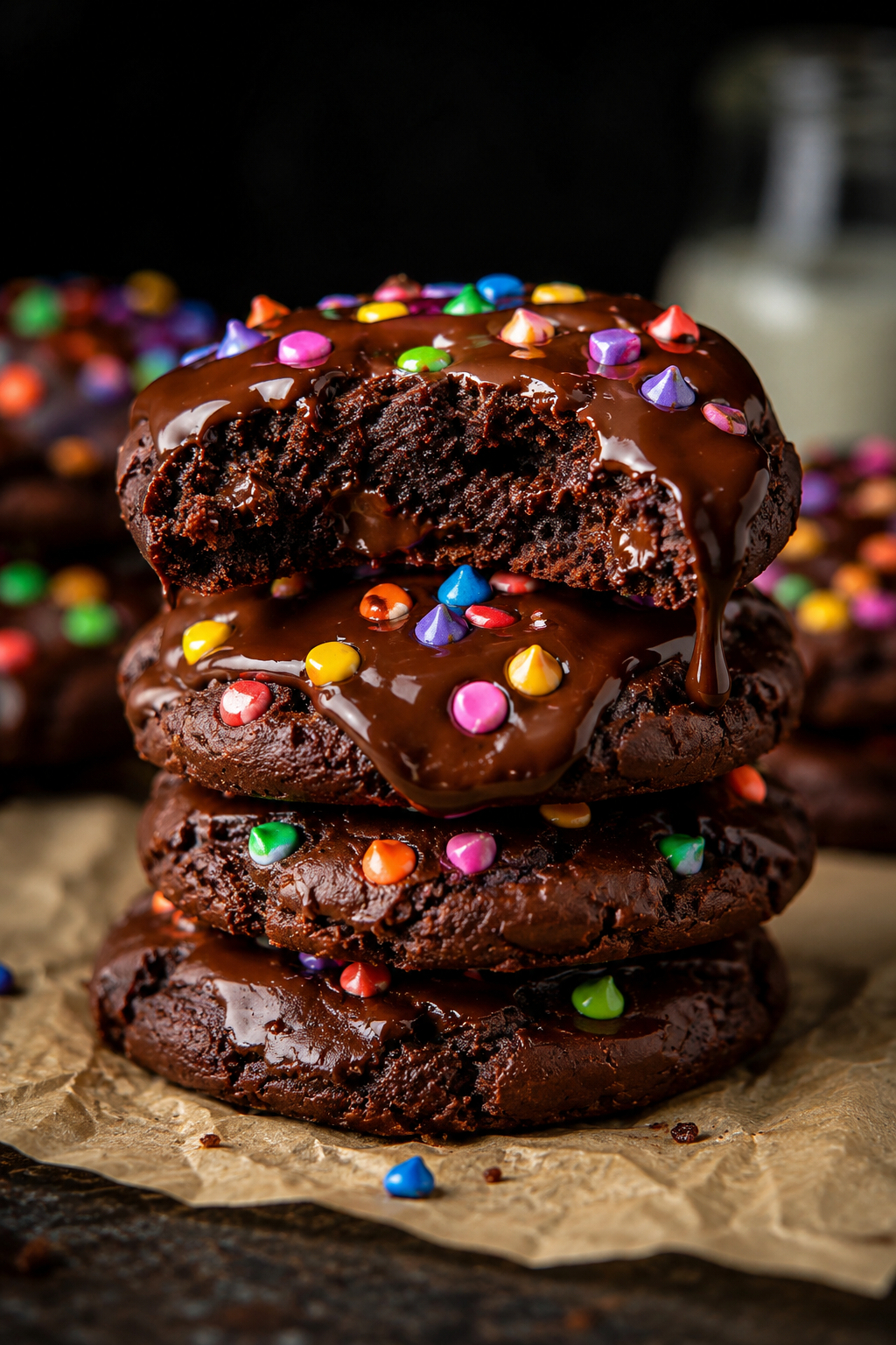 Cosmic Brownie Cookies